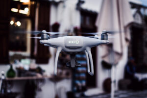 Drone in focus